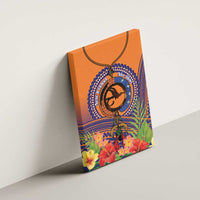 PNG New Ireland Province Canvas Wall Art Niu Ailan Necklace Polynesian Tattoo LT14 - Polynesian Pride