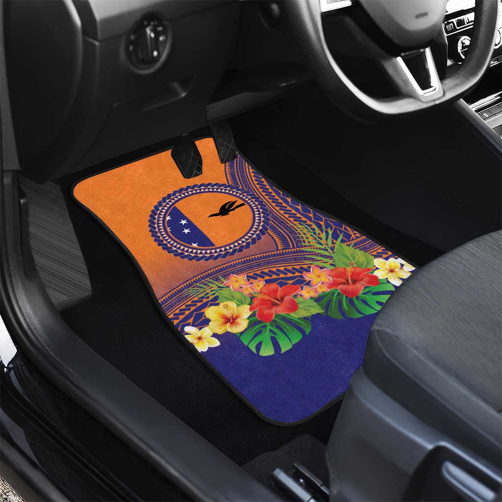 PNG New Ireland Province Car Mats Niu Ailan Necklace Polynesian Tattoo LT14 - Polynesian Pride