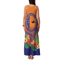 PNG New Ireland Province Family Matching Tank Maxi Dress and Hawaiian Shirt Niu Ailan Necklace Polynesian Tattoo LT14 - Polynesian Pride