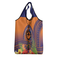 PNG New Ireland Province Grocery Bag Niu Ailan Necklace Polynesian Tattoo LT14 - Polynesian Pride