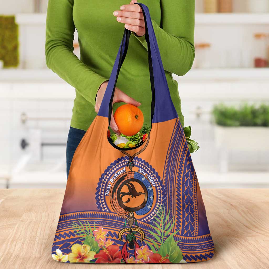 PNG New Ireland Province Grocery Bag Niu Ailan Necklace Polynesian Tattoo LT14 - Polynesian Pride