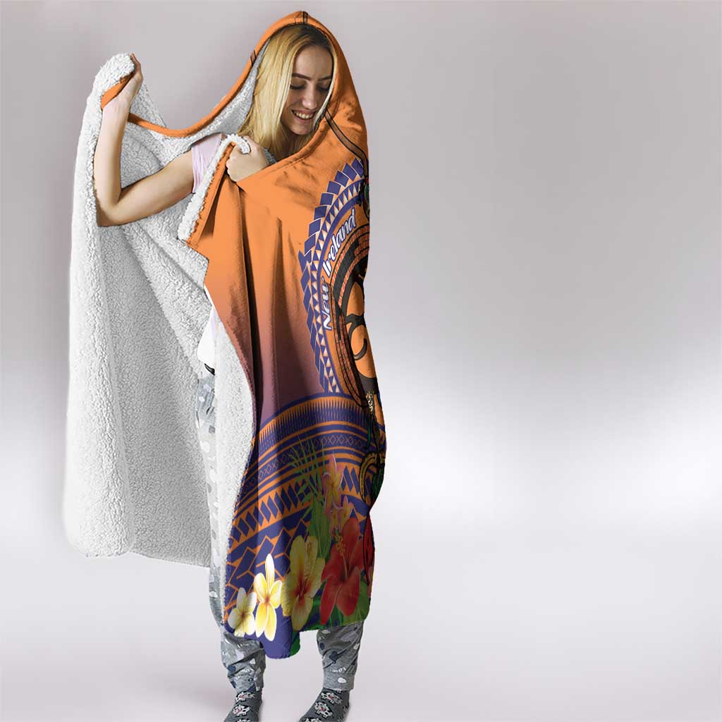 PNG New Ireland Province Hooded Blanket Niu Ailan Necklace Polynesian Tattoo LT14 - Polynesian Pride