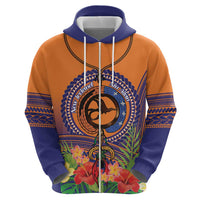 PNG New Ireland Province Hoodie Niu Ailan Necklace Polynesian Tattoo LT14 - Polynesian Pride