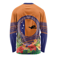 PNG New Ireland Province Long Sleeve Shirt Niu Ailan Necklace Polynesian Tattoo LT14 - Polynesian Pride