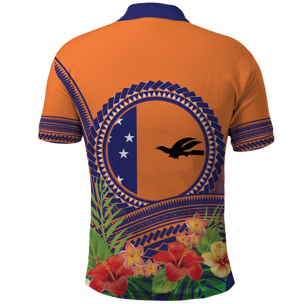 PNG New Ireland Province Polo Shirt Niu Ailan Necklace Polynesian Tattoo LT14 - Polynesian Pride