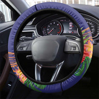PNG New Ireland Province Steering Wheel Cover Niu Ailan Necklace Polynesian Tattoo LT14 - Polynesian Pride