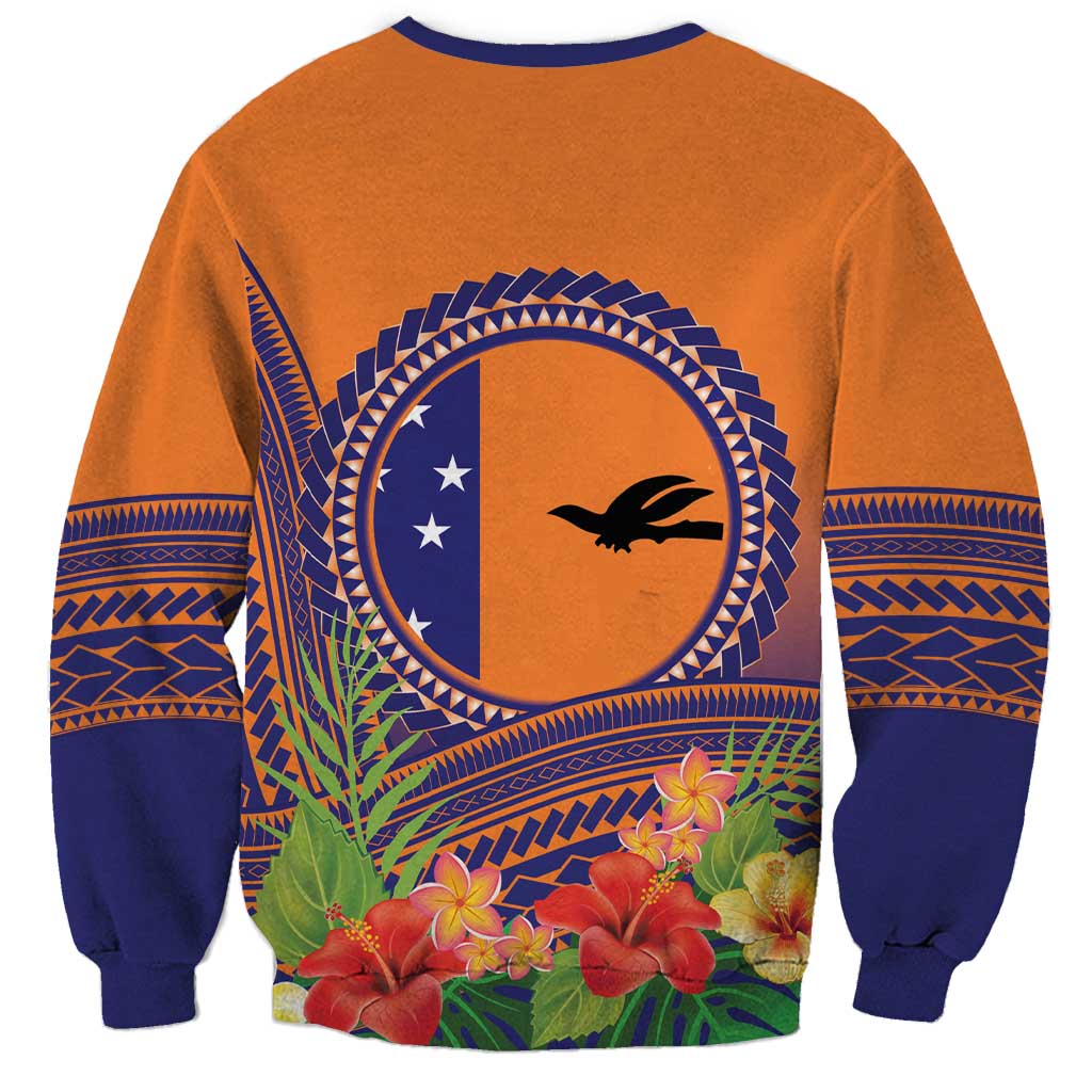 PNG New Ireland Province Sweatshirt Niu Ailan Necklace Polynesian Tattoo LT14 - Polynesian Pride