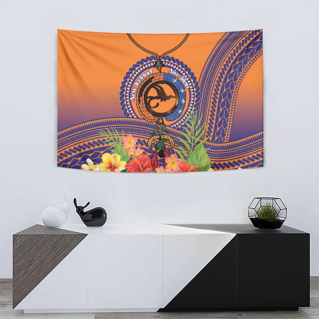 PNG New Ireland Province Tapestry Niu Ailan Necklace Polynesian Tattoo LT14 - Polynesian Pride
