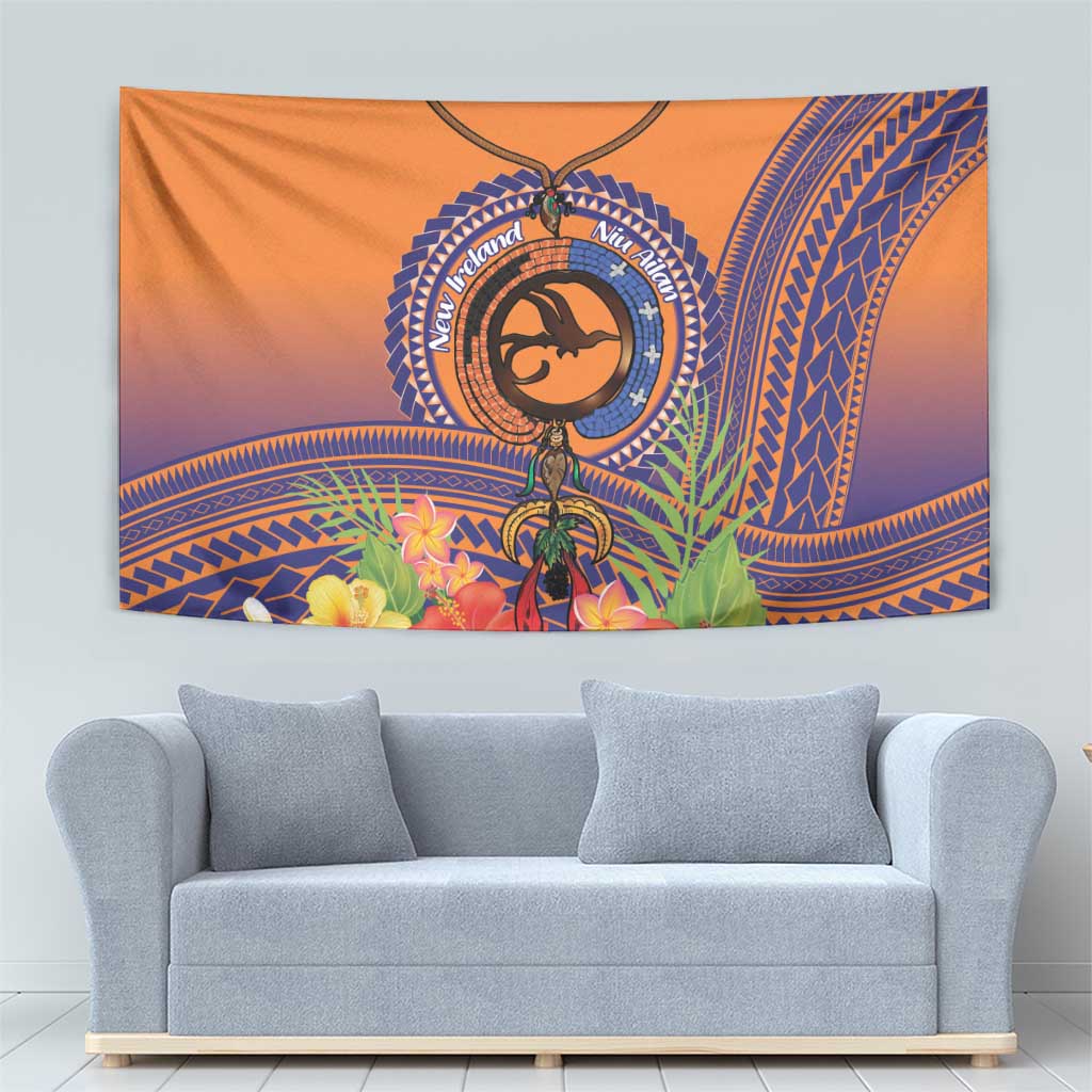 PNG New Ireland Province Tapestry Niu Ailan Necklace Polynesian Tattoo LT14 - Polynesian Pride