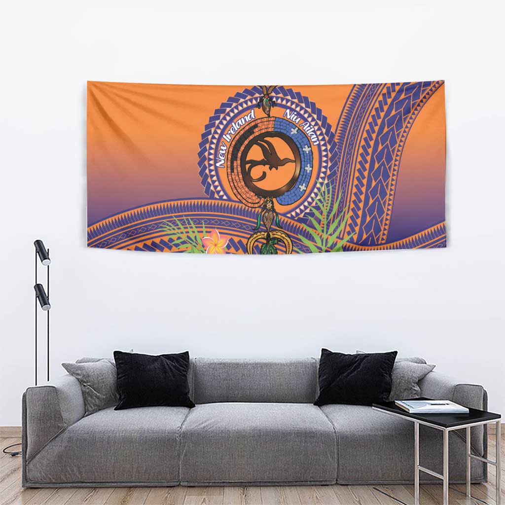 PNG New Ireland Province Tapestry Niu Ailan Necklace Polynesian Tattoo LT14 - Polynesian Pride