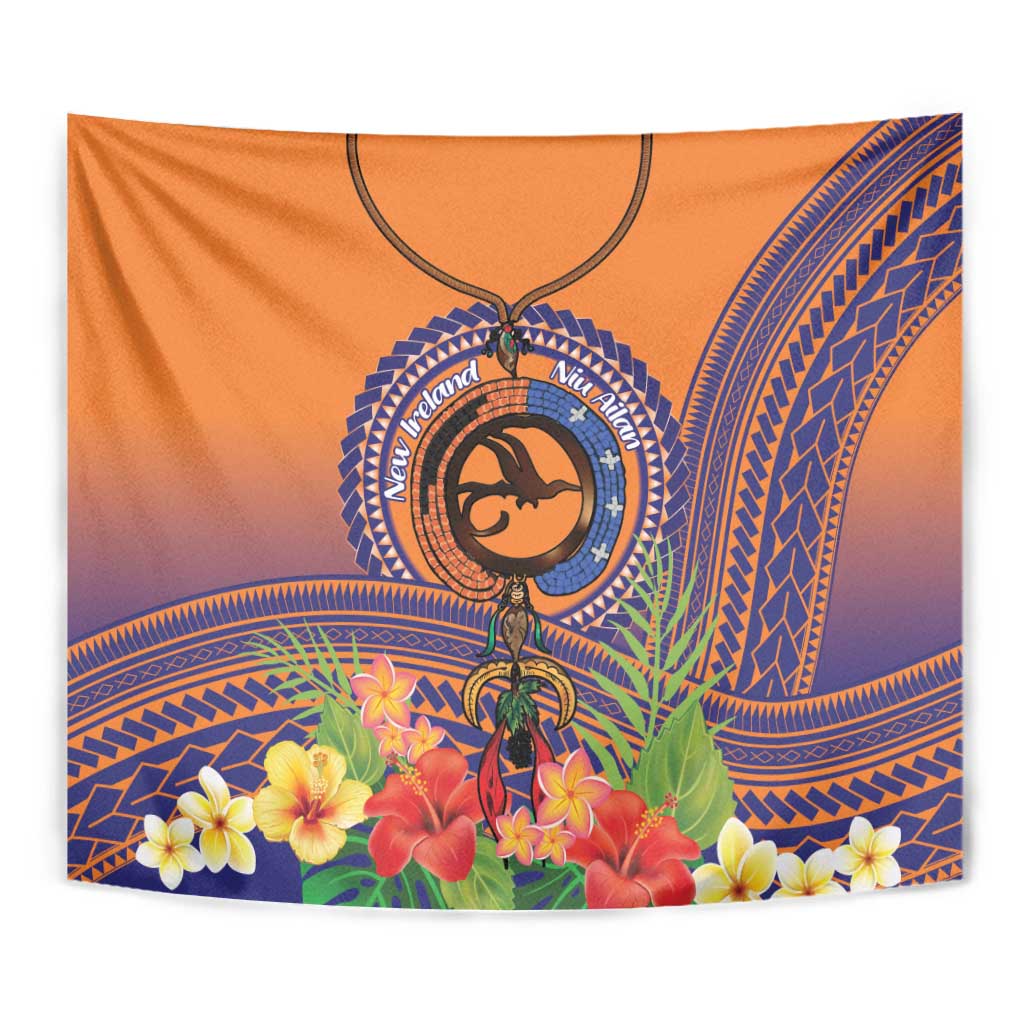 PNG New Ireland Province Tapestry Niu Ailan Necklace Polynesian Tattoo LT14 - Polynesian Pride
