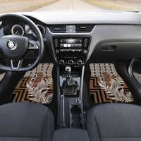 Wahaika New Zealand Car Mats Maori Weapon Kowhaiwhai Fern Poutama Motifs