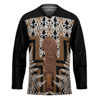 Wahaika New Zealand Hockey Jersey Maori Weapon Kowhaiwhai Fern Poutama Motifs