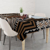 Wahaika New Zealand Tablecloth Maori Weapon Kowhaiwhai Fern Poutama Motifs