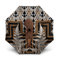 Wahaika New Zealand Umbrella Maori Weapon Kowhaiwhai Fern Poutama Motifs