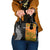 Custom Fiji And Australia Rugby Shoulder Handbag Fijian Tapa Pattern With Aussie Aboriginal Art