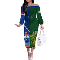 custom-samoa-and-ireland-rugby-off-the-shoulder-long-sleeve-dress-2023-world-cup-manu-samoa-with-shamrocks