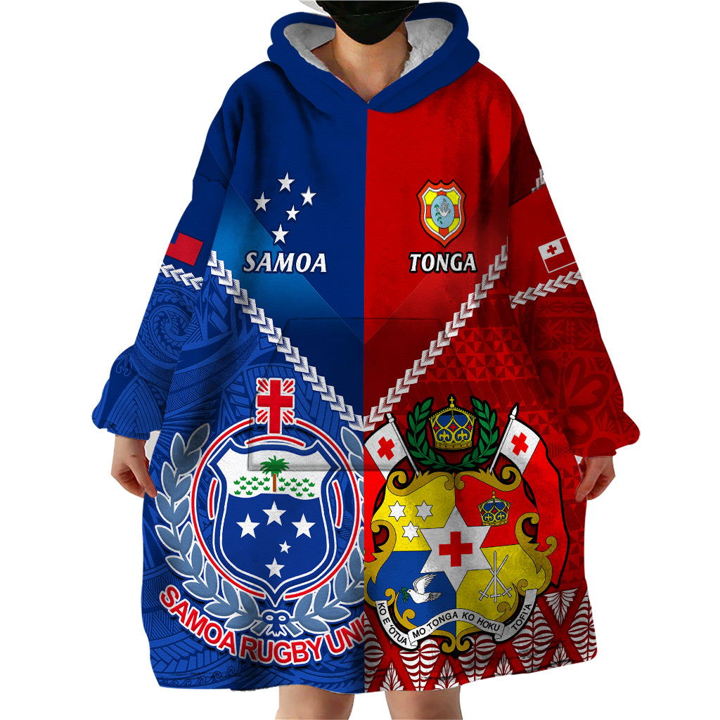 samoa-and-tonga-rugby-wearable-blanket-hoodie-2023-world-cup-manu-samoa-with-ikale-tahi