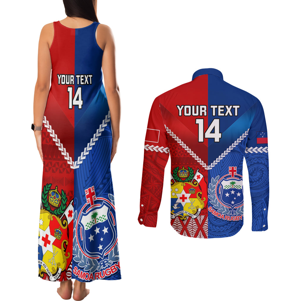 custom-samoa-and-tonga-rugby-couples-matching-tank-maxi-dress-and-long-sleeve-button-shirts-2023-world-cup-manu-samoa-with-ikale-tahi