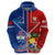 Custom Samoa And Tonga Rugby Hoodie 2023 World Cup Manu Samoa With Ikale Tahi LT14 - Polynesian Pride