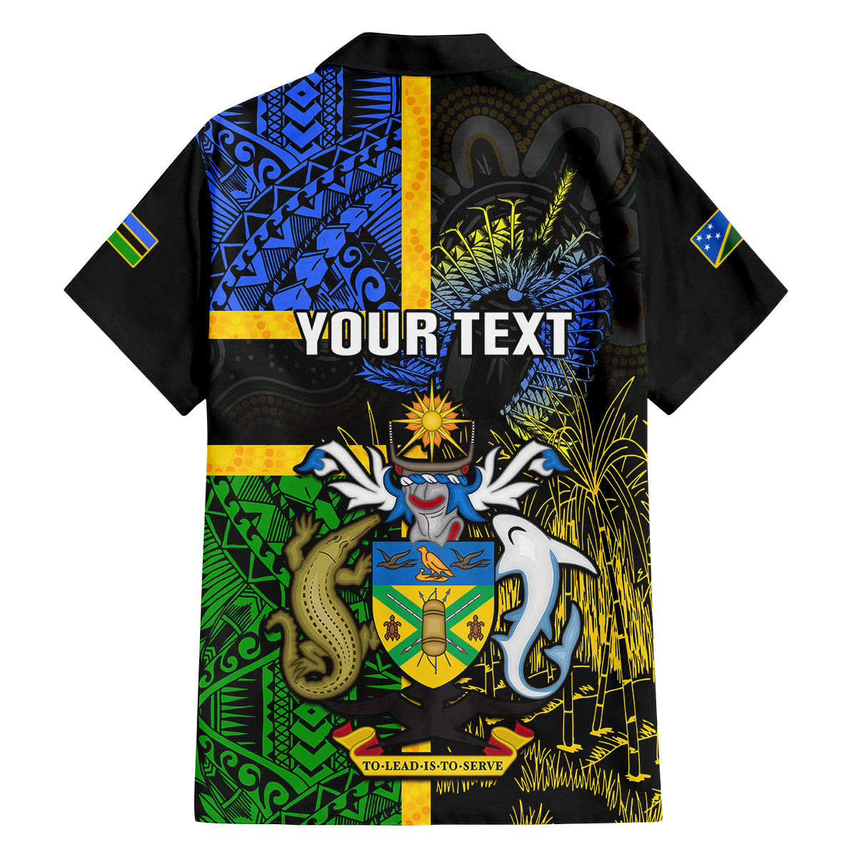 Personalised South Sea Islanders Family Matching Summer Maxi Dress and Hawaiian Shirt Kanakas With Solomon Islands Coat Of Arms LT14 - Polynesian Pride
