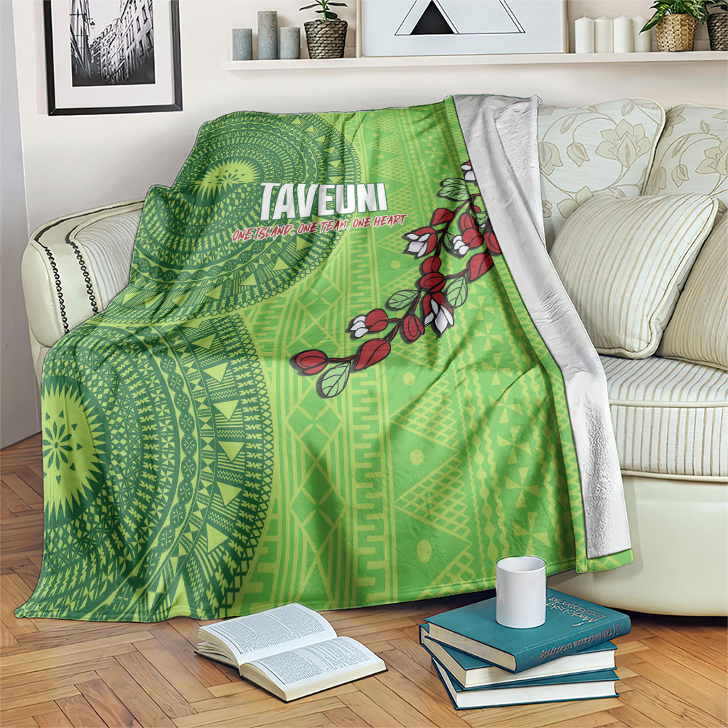 Taveuni Fiji 2026 Rugby Blanket Tagimoucia Fijian Tapa Pattern