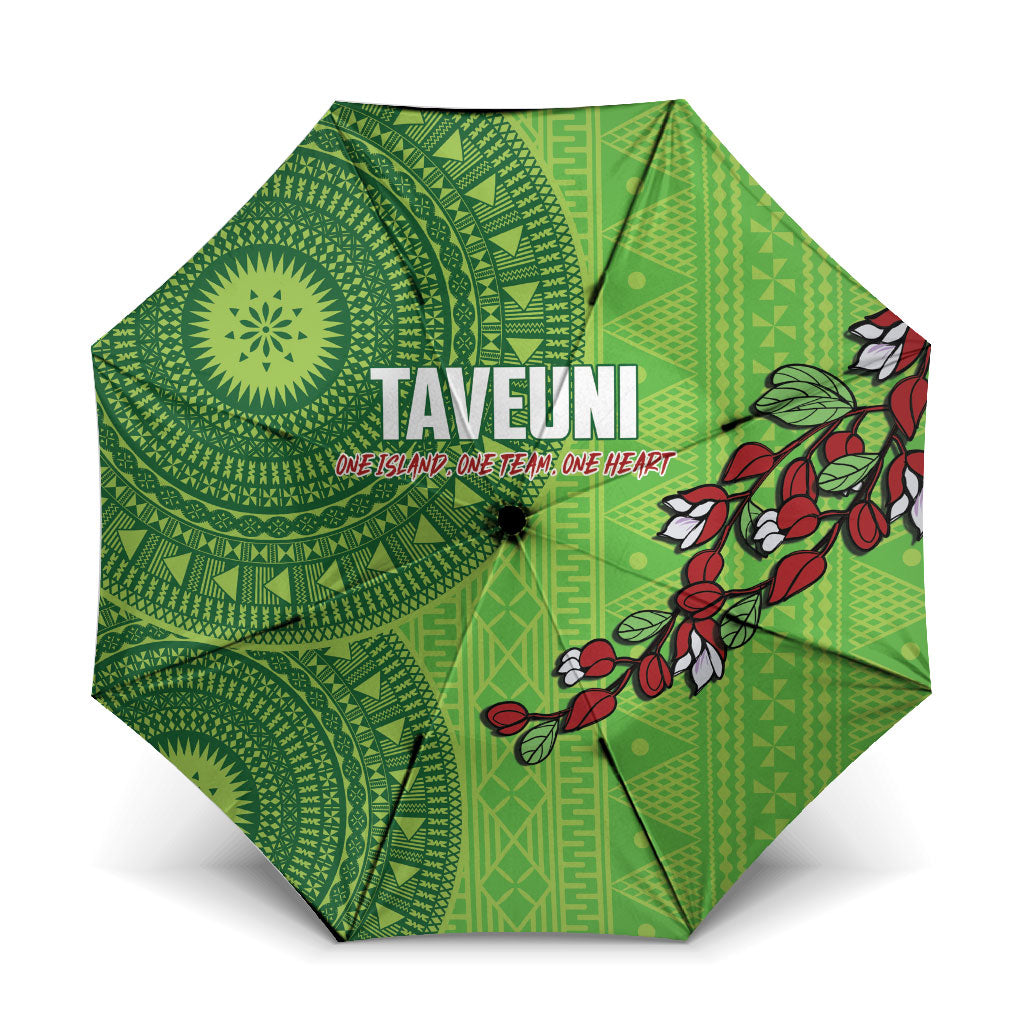 Taveuni Fiji 2026 Rugby Umbrella Tagimoucia Fijian Tapa Pattern