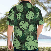 Green Hawaii Kukui Nut Lei Hawaiian Shirt Hawaiian Pattern Monstera Tropical Vibes - Polynesian Pride
