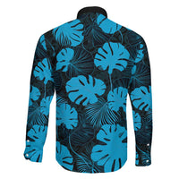 Blue Hawaii Kukui Nut Lei Family Matching Short Sleeve Bodycon Dress and Hawaiian Shirt Hawaiian Pattern Monstera Tropical Vibes LT14 - Polynesian Pride