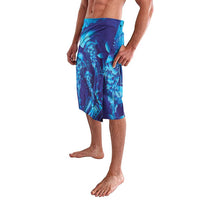 Purple Paradise Polynesia Jellyfish Lavalava Plumeria Polynesian Tattoo Glowing Vibes