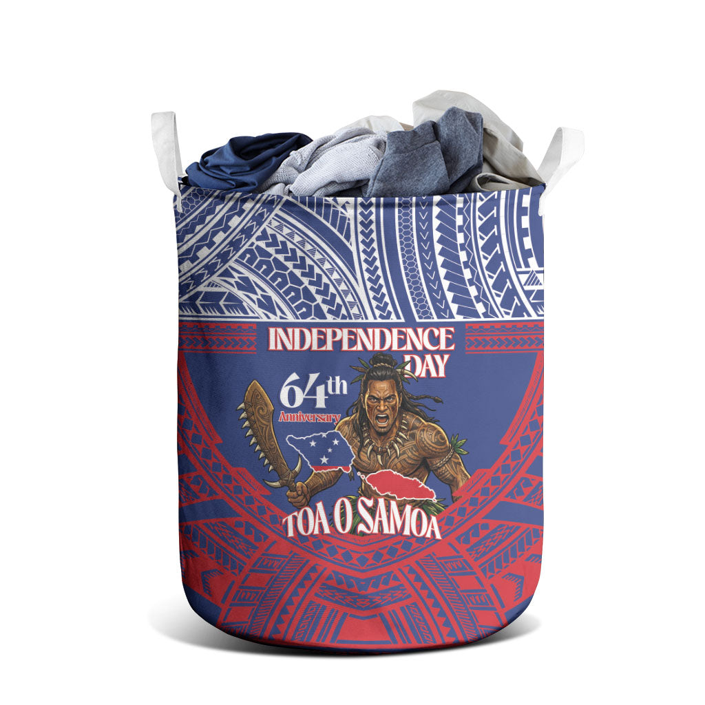 Samoa Independence Day Laundry Basket 64th Anniversary Toa O Samoa