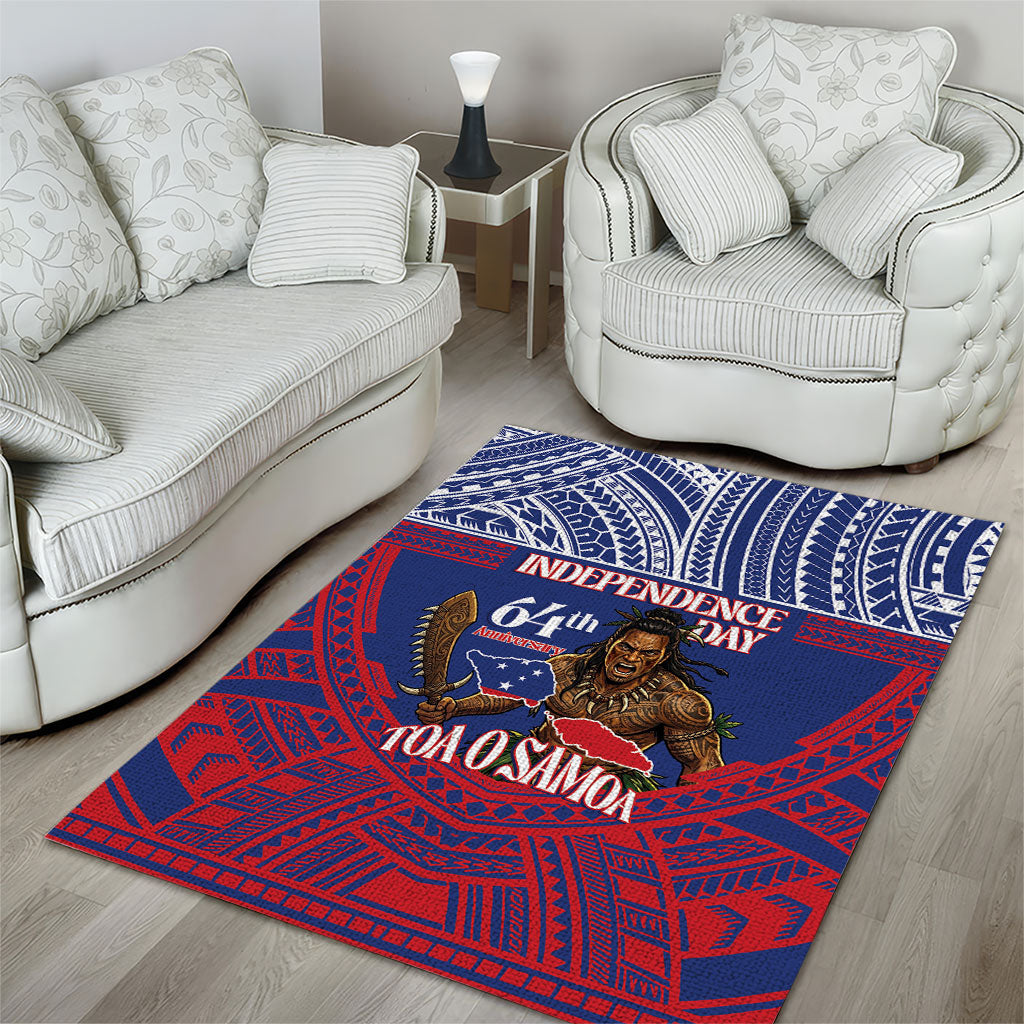 Samoa Independence Day Area Rug 64th Anniversary Toa O Samoa