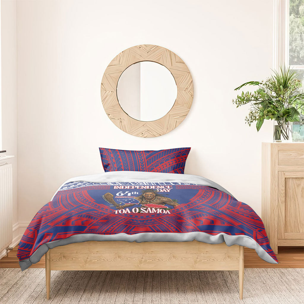 Samoa Independence Day Bedding Set 64th Anniversary Toa O Samoa