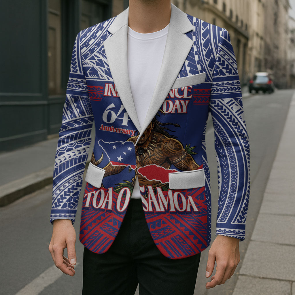 Personalised Samoa Independence Day Blazer 64th Anniversary Toa O Samoa