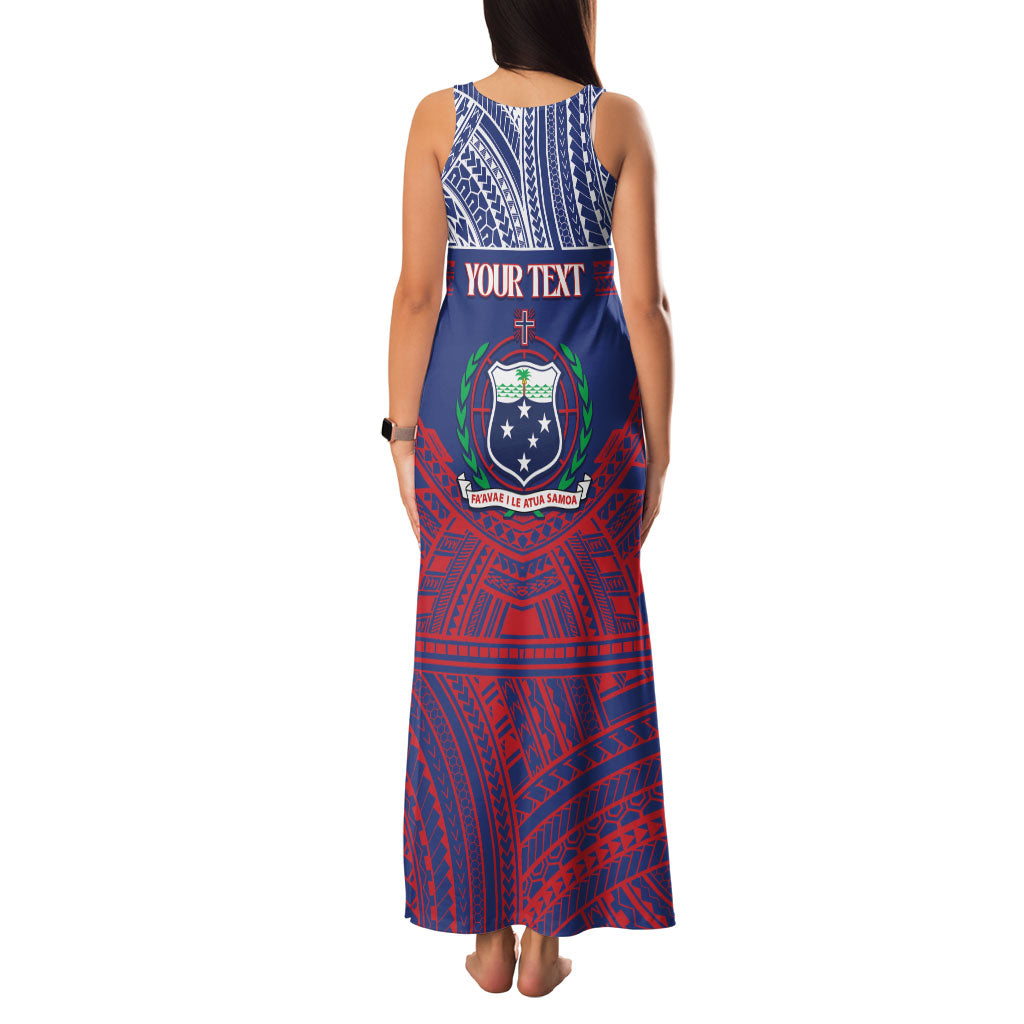 Personalised Samoa Independence Day Family Matching Tank Maxi Dress and Hawaiian Shirt 64th Anniversary Toa O Samoa LT14 - Polynesian Pride