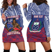 Personalised Samoa Independence Day Hoodie Dress 64th Anniversary Toa O Samoa LT14 - Polynesian Pride