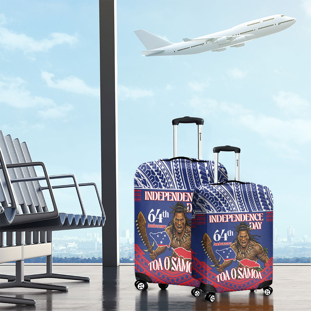 Samoa Independence Day Luggage Cover 64th Anniversary Toa O Samoa