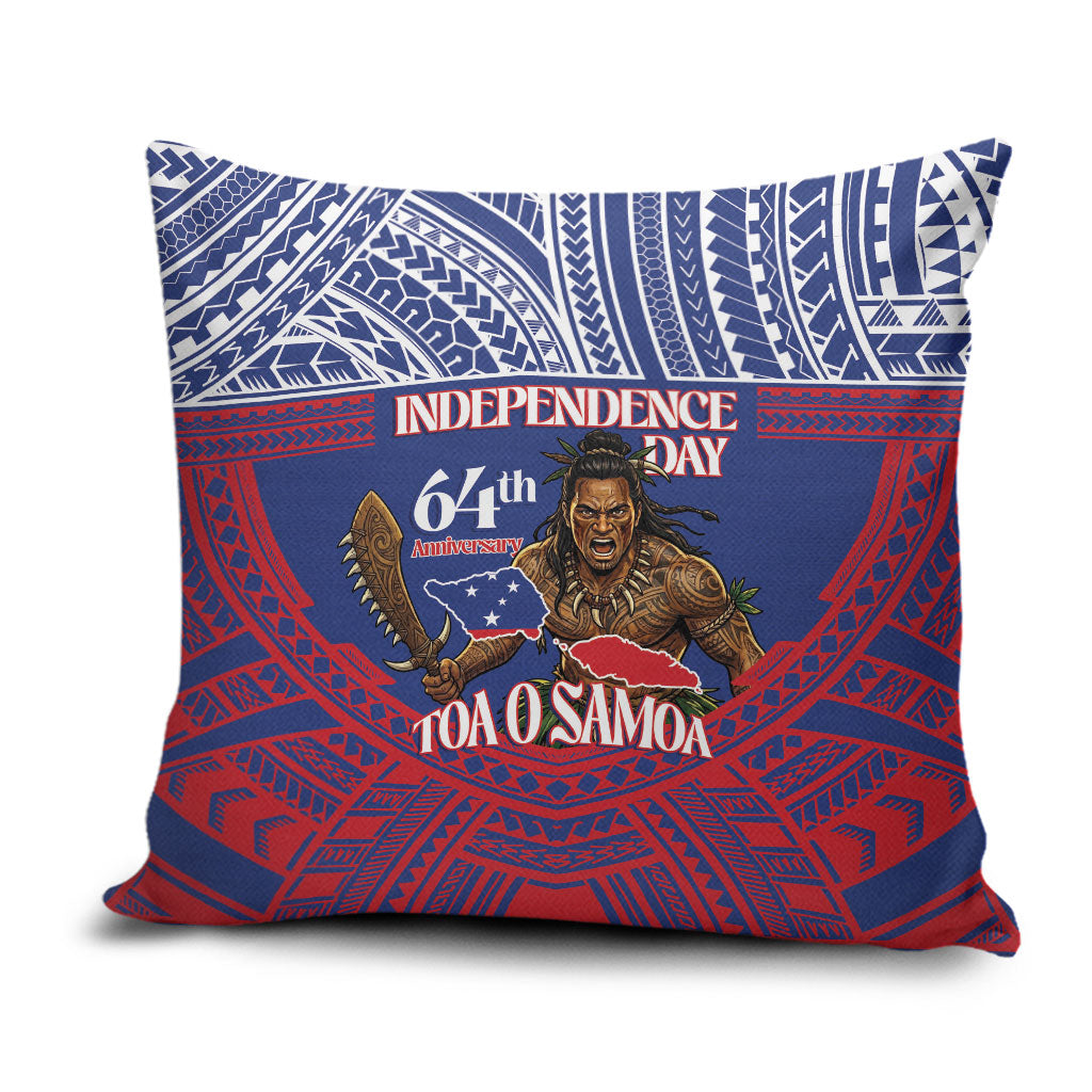 Samoa Independence Day Pillow Cover 64th Anniversary Toa O Samoa