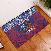 Samoa Independence Day Rubber Doormat 64th Anniversary Toa O Samoa