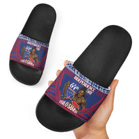 Samoa Independence Day Slide Sandals 64th Anniversary Toa O Samoa