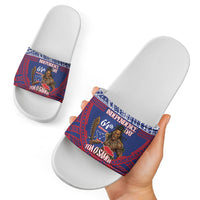 Samoa Independence Day Slide Sandals 64th Anniversary Toa O Samoa
