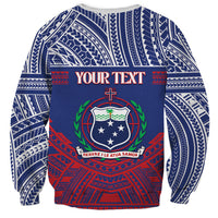 Personalised Samoa Independence Day Sweatshirt 64th Anniversary Toa O Samoa