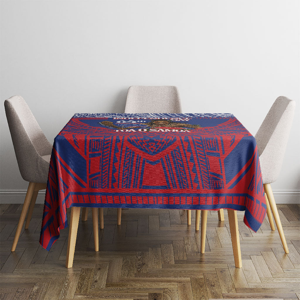 Samoa Independence Day Tablecloth 64th Anniversary Toa O Samoa