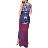 Personalised Samoa Independence Day Tank Maxi Dress 64th Anniversary Toa O Samoa