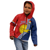 Kiribati Independence Day Kid Hoodie Happy 44th Anniversary Hibiscus Polynesian LT14 - Polynesian Pride