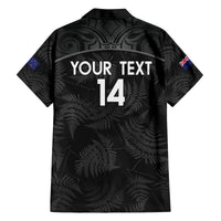 Custom New Zealand Silver Fern Football Family Matching Puletasi and Hawaiian Shirt Summer 2024 Olympic Go Aotearoa LT14 - Polynesian Pride