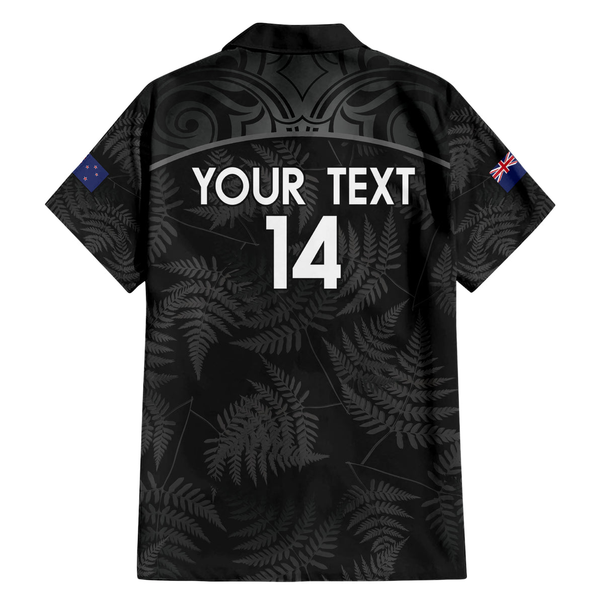 Custom New Zealand Silver Fern Football Family Matching Short Sleeve Bodycon Dress and Hawaiian Shirt Summer 2024 Olympic Go Aotearoa LT14 - Polynesian Pride