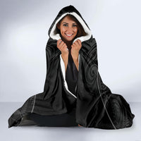 Custom New Zealand Silver Fern Football Hooded Blanket Summer 2024 Olympic Go Aotearoa LT14 - Polynesian Pride