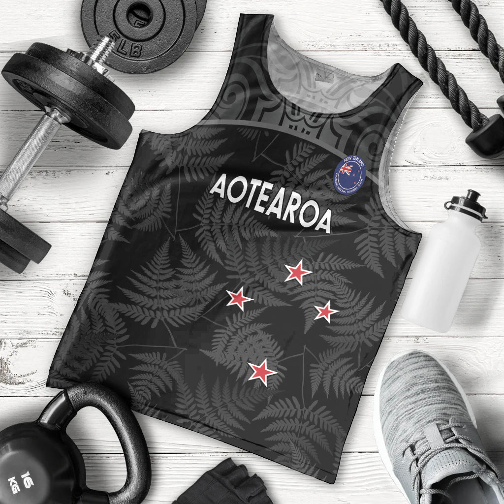 Custom New Zealand Silver Fern Football Men Tank Top Summer 2024 Olympic Go Aotearoa LT14 - Polynesian Pride