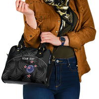 Custom New Zealand Silver Fern Football Shoulder Handbag Summer 2024 Olympic Go Aotearoa LT14 - Polynesian Pride